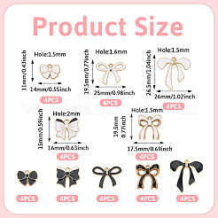 40Pcs 10 Styles Alloy Enamel Pendants&nbsp;ENAM-TA0009-03