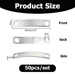 50Pcs 304 Stainless Steel Links/Connectors&nbsp;STAS-HS0001-80