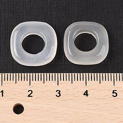 Natural White Chalcedony Linking Rings&nbsp;G-F773-04