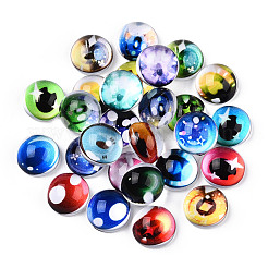 Flatback Glass Cabochons&nbsp;GGLA-N005-04