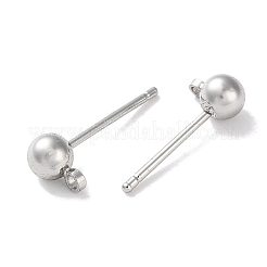 Rack Plating Brass Stud Earring Settings&nbsp;KK-F090-16P-02