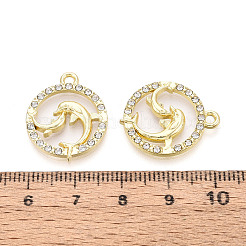 Alloy Rhinestone Pendants&nbsp;FIND-N008-30KCG