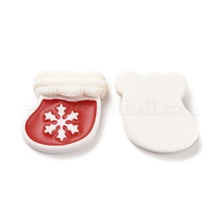 Christmas Theme Opaque Resin Cabochons&nbsp;RESI-G029-A08