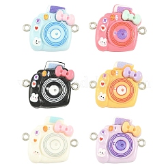 10Pcs Opaque Resin Connector Charms&nbsp;RESI-YW0006-07