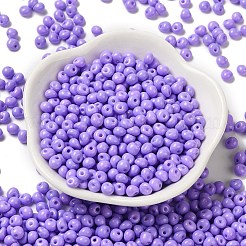 6/0 Opaque Baking Paint Glass Seed Beads&nbsp;SEED-M012-02A-09