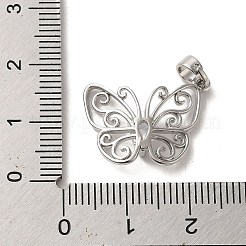 Brass Micro Pave Cubic Zirconia Pendants&nbsp;ZIRC-P114-03P