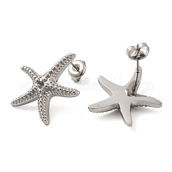 Non-Tarnish 304 Stainless Steel Stud Earrings Findings&nbsp;STAS-G317-08P