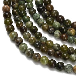 Natural Green Opal Beads Strands&nbsp;G-L642-B14-4mm
