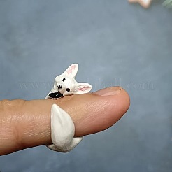 Alloy Enamel Cuff Open Rings&nbsp;WGBCF22-02