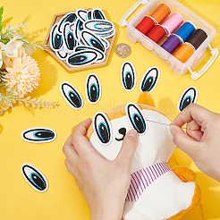 Polyester Embroidery Cloth Iron on Patches&nbsp;PATC-BC0001-06A