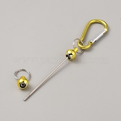 Aluminum with Rock Climbing Carabiners&nbsp;LS-AJEW-SZC0001-13E