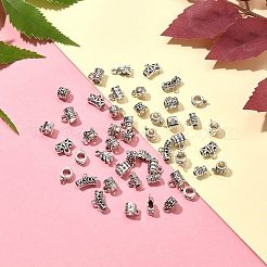 60Pcs 12 Styles Alloy Tube Bails&nbsp;FIND-YW0005-90