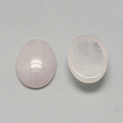 Natural Rose Quartz Cabochons&nbsp;G-R415-8x10-48