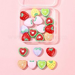 20Pcs 7 Styles Opaque Acrylic Beads&nbsp;MACR-FS0002-22