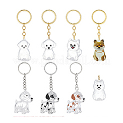 8Pcs 8 Styles Iron PER Keychains&nbsp;KEYC-PH0002-27