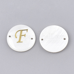 Freshwater Shell Links connectors&nbsp;SHEL-S274-22F-G
