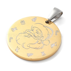 Christmas Ion Plating(IP) 304 Stainless Steel Pendants&nbsp;STAS-Z098-27G