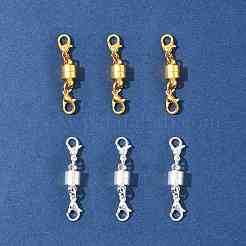 12Sets 2 Colors Brass Magnetic Clasps Converter&nbsp;KK-FS0001-95