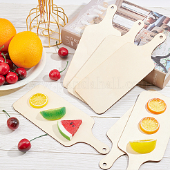 Mini Wooden Cutting Board with Handle&nbsp;AJEW-GF0004-68