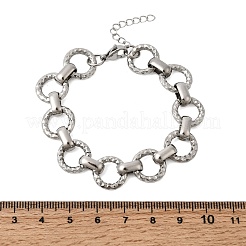304 Stainless Steel Link Chain Bracelets for Women&nbsp;BJEW-P388-02A-P