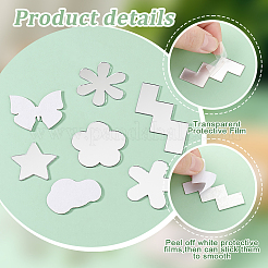 210 7 Styles Self Adhesive Acrylic Cabochons&nbsp;DIY-PH0023-16A