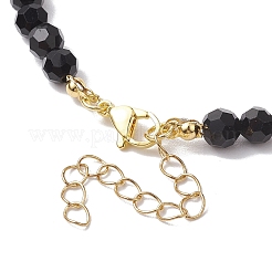Brass with Glass Beaded Necklaces&nbsp;NJEW-JN04703