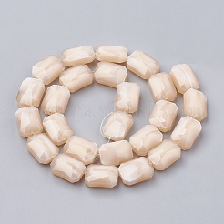 Opaque Solid Color Glass Beads Strands&nbsp;GLAA-N032-04N
