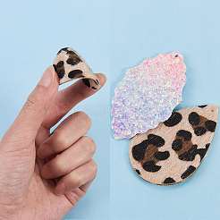 Imitation Leather Big Pendants&nbsp;FIND-SC0001-05