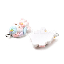 Opaque Resin Pendants&nbsp;LS-CRES-D313-09P