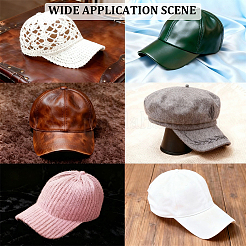 10Pcs PE Plastic Hat Brim Board for Peaked Cap&nbsp;DIY-CP0013-58A