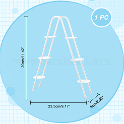 Iron Ladder Action Figure Display Stands&nbsp;ODIS-WH0025-94B