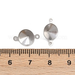 304 Stainless Steel Connector Charms&nbsp;STAS-B108-02P-01
