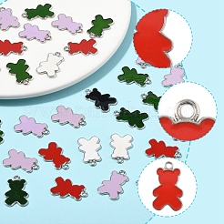 36Pcs Alloy Enamel Pendants&nbsp;ENAM-FS0002-88P