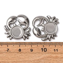 304 Stainless Steel Cabochon Settings&nbsp;STAS-P406-07P