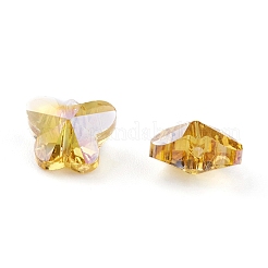 Transparent Electroplate Glass Beads&nbsp;GLAA-P037-02A-AB03