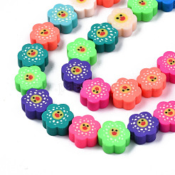 Handmade Polymer Clay Beads Strands&nbsp;CLAY-T020-03