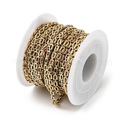 304 Stainless Steel Hollow Rectangle Link Chains&nbsp;CHS-G051-09G