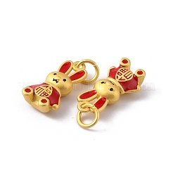 Zine Alloy Enamel Pendants&nbsp;FIND-WH0145-95