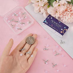 20Pcs Brass Stud Earring Findings&nbsp;KK-SC0008-01P