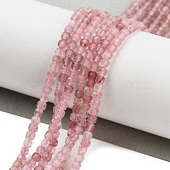 Natural Strawberry Quartz Beads Strands&nbsp;G-H042-B11-01A