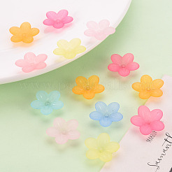 Frosted Acrylic Bead Caps&nbsp;MACR-S371-08A