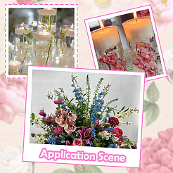 30Pcs 6 Colors Cloth Artificial Plum Blossom Branch&nbsp;AJEW-SC0031-59