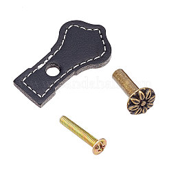 PU Leather Drawer Handles&nbsp;FIND-WH0052-49B