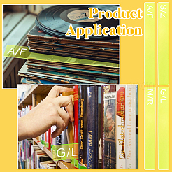 4Pcs 4 Styles Acrylic Book Divider&nbsp;AJEW-BC0008-27C