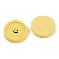 Smiling Face Resin Cabochons&nbsp;CRES-S372-01B