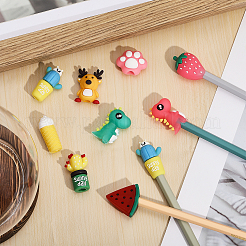 30Pcs 10 Style Silicone Knitting Needle Protector&nbsp;AJEW-CA0003-98
