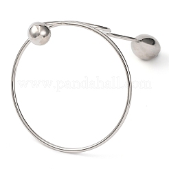 Brass Cuff Bangles for Women&nbsp;BJEW-F477-01P