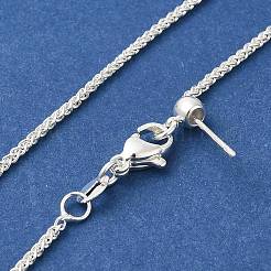 Brass Wheat Chain Adjustable Slider Necklaces for Women&nbsp;NJEW-M045-03S