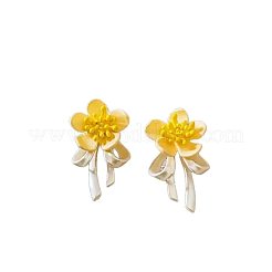 Alloy Flower Stud Earrings for Women&nbsp;WG441DE-01