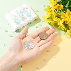 25G 5 Colors Glass Cylinder Seed Beads&nbsp;SEED-YW0003-17